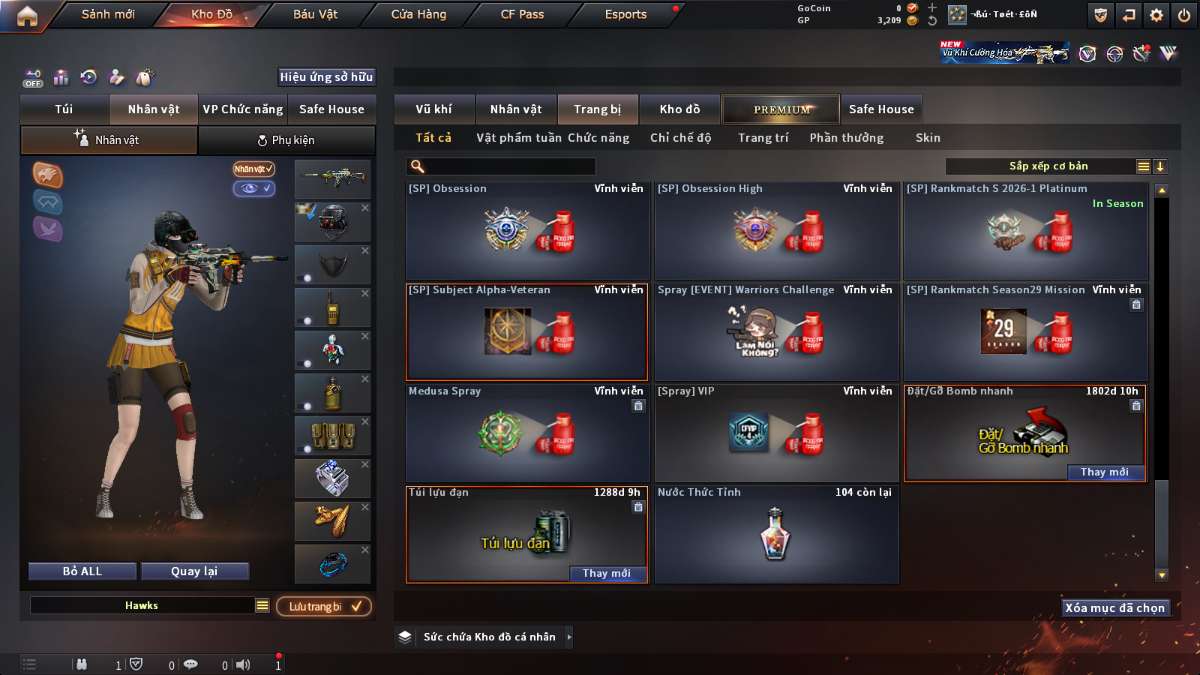shop acc cf uy tin gia re